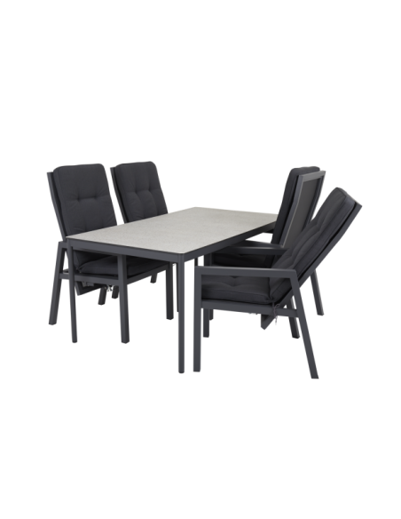 Base de Mesa Exterior NOX 158x90 cm, Aluminio / Antracita - Brafab