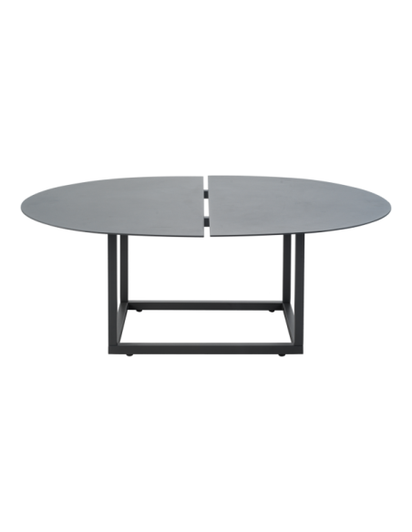 Mesa de Centro Exterior OLIVE 80x110 cm, Aluminio / Antracita - Brafab