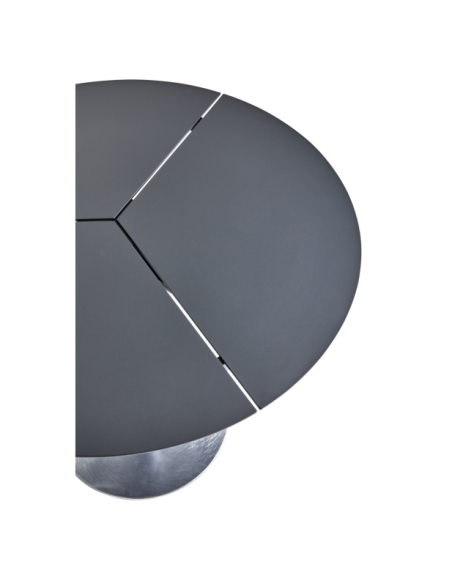 Mesa Bistró Redonda Exterior PEACE Ø80 cm, Aluminio / Antracita - Brafab