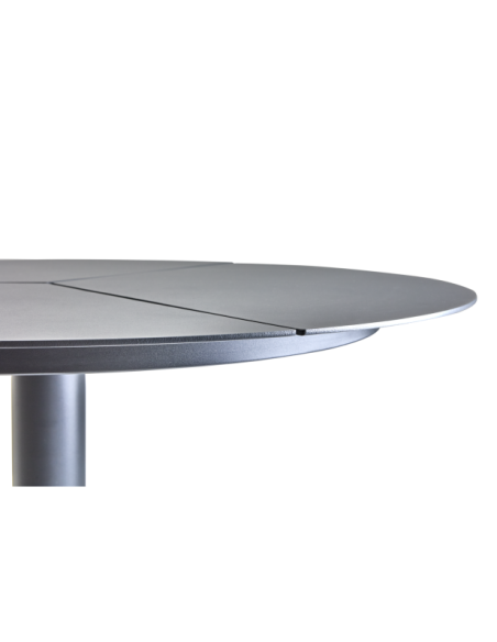 Mesa Bistró Redonda Exterior PEACE Ø80 cm, Aluminio / Antracita - Brafab