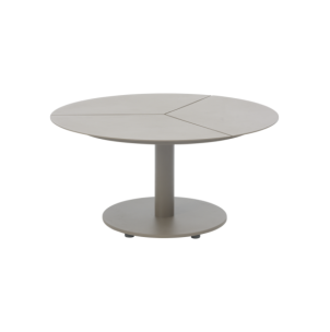 Mesa de Centro Exterior PEACE Ø80 cm, Aluminio / Gris...