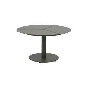 Mesa de Centro Exterior PEACE Ø80 cm, Aluminio / Verde...