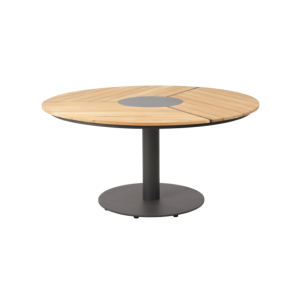 Mesa Exterior PEACE WOOD Ø150 cm de Comedor, Aluminio,...