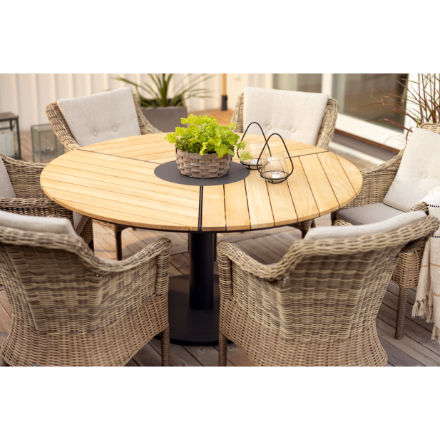 Mesa Exterior PEACE WOOD Ø150 cm de...