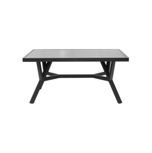 Mesa de Centro Alta Exterior SAMVARO 140x90 cm, Aluminio,... 2