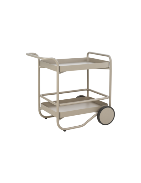 Carrito Exterior TROLLY 88x59 cm, Aluminio / Caqui - Brafab