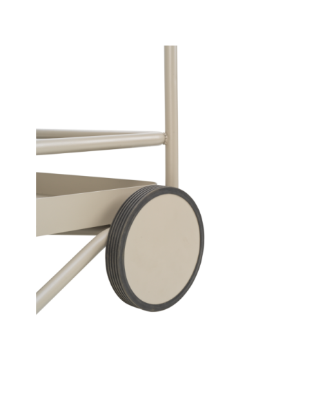 Carrito Exterior TROLLY 88x59 cm, Aluminio / Caqui - Brafab