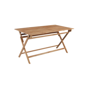 Mesa Plegable Exterior TURIN 140x80 cm de Comedor, Madera... 2