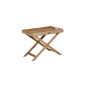 Mesa Auxiliar Plegable Exterior TURIN 70x40 cm, Madera de... 2