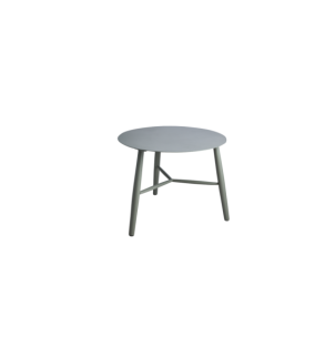 Mesa de Centro Exterior VANNES Ø60 cm, Aluminio / Verde...