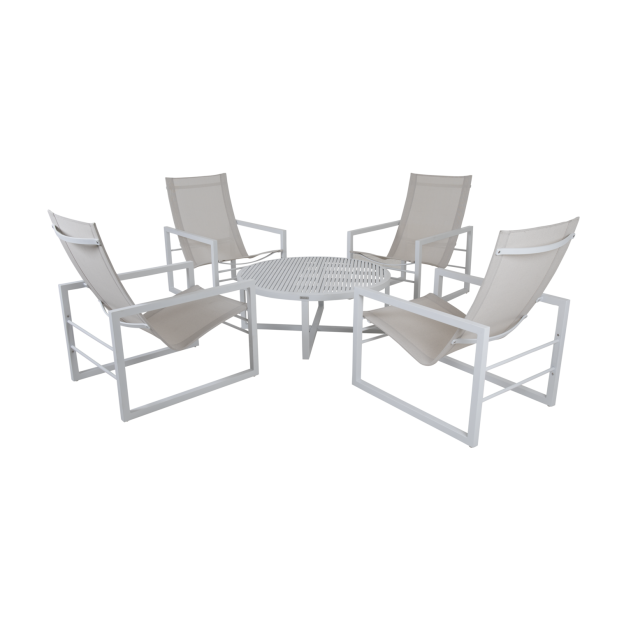 Mesa de Centro Exterior VEVI Ø100 cm,...