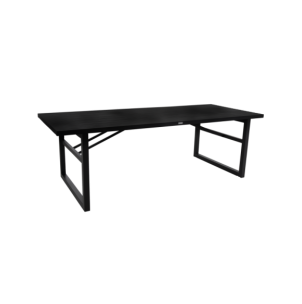 Mesa Exterior VEVI 230x94 cm de Comedor, Aluminio / Negro...