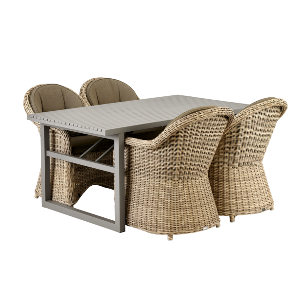 Mesa Exterior VEVI 160x90 cm de...