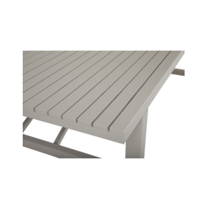 Mesa Exterior VEVI 230x94 cm de Comedor, Aluminio / Caqui... 2