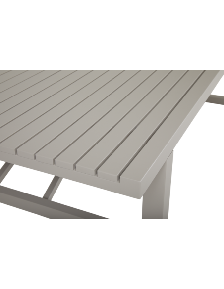 Mesa Exterior VEVI 230x94 cm de Comedor, Aluminio / Caqui - Brafab