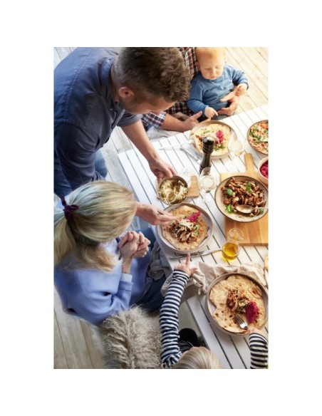 Mesa Exterior VEVI 230x94 cm de Comedor, Aluminio / Blanco - Brafab