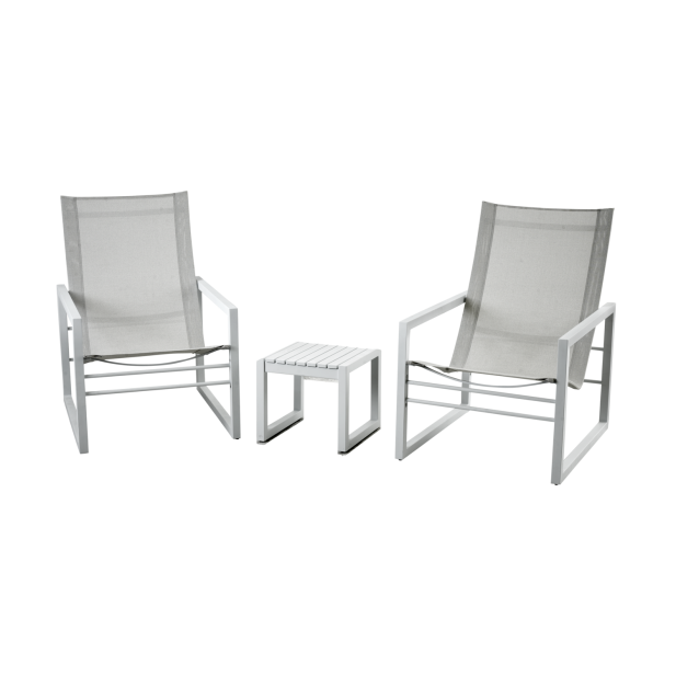 Mesa Auxiliar Exterior VEVI 40x40 cm,...