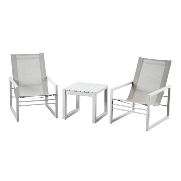 Mesa Auxiliar Exterior VEVI 40x40 cm,...