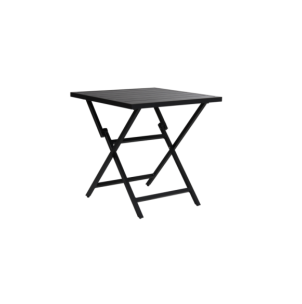 Mesa Bistró Plegable Exterior WILKIE 72x72 cm, Aluminio...