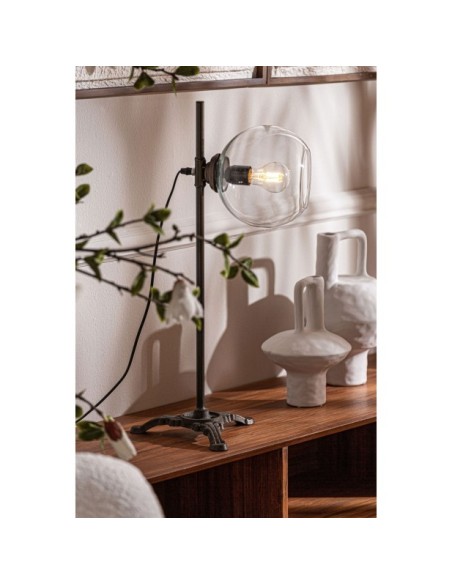 Lámpara de Mesa FLESSIE, Hierro / Negro - Kodu Home Design