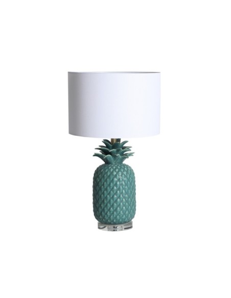 Lámpara de Mesa EYEN, Hierro / Plata, Verde, Blanco - Kodu Home Design