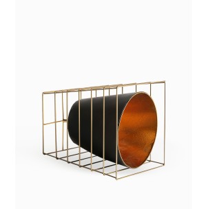 Lámpara de Mesa LUCERNA, Hierro / Negro, Oro - Kodu Home... 2