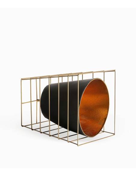 Lámpara de Mesa LUCERNA, Hierro / Negro, Oro - Kodu Home Design