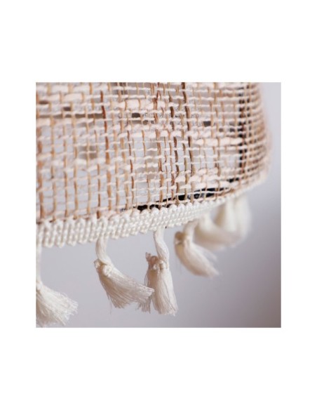 Set 2 Lámparas de Techo SHIPLEY, Hierro / Negro, Beige - Kodu Home Design