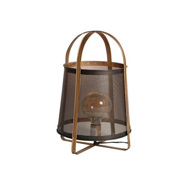 Lámpara de Mesa HAIDE, Hierro / Oro...