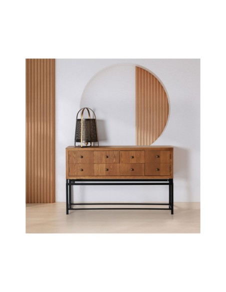 Lámpara de Mesa HAIDE, Hierro / Oro Envejecido - Kodu Home Design