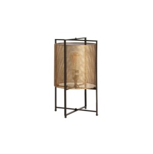 Lámpara de Mesa HAIMIE, Hierro / Oro Envejecido - Kodu...