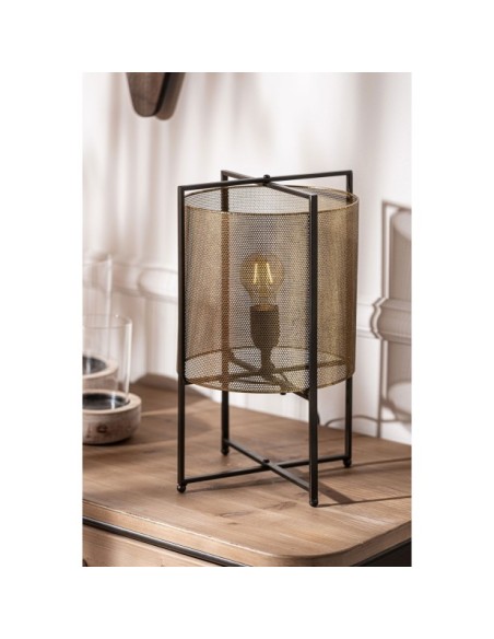 Lámpara de Mesa HAIMIE, Hierro / Oro Envejecido - Kodu Home Design