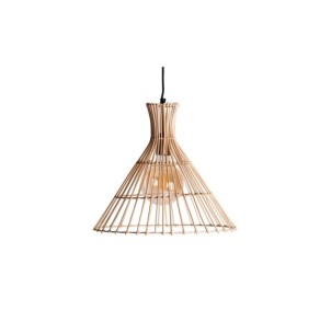 Lámpara de Techo ARTEAGA, Ratán / Negro, Marrón - Kodu...