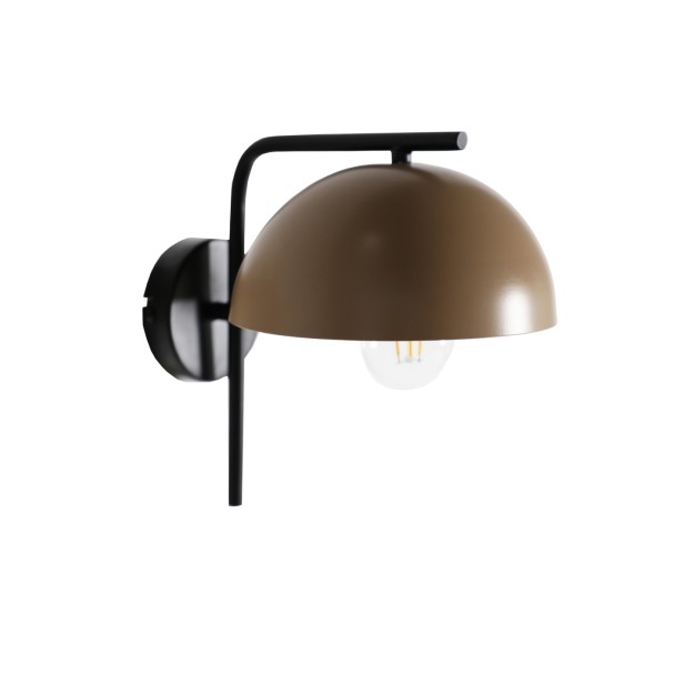 Aplique ALSTON, Hierro / Negro, Oro -...