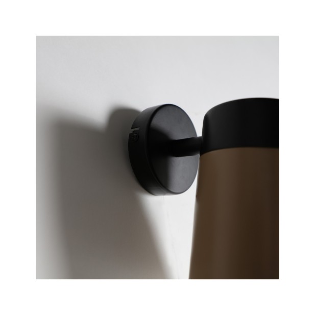 Aplique ASTON, Hierro / Negro, Oro -...