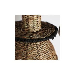 Lámpara de Techo KASSES, Fibra Natural / Negro, Natural -... 2