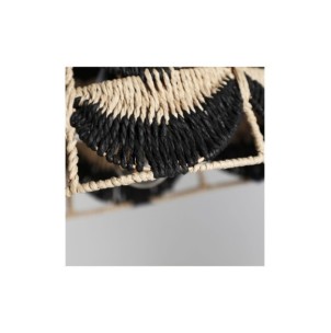 Lámpara de Techo LISSE, Fibra Natural / Negro, Natural -... 2