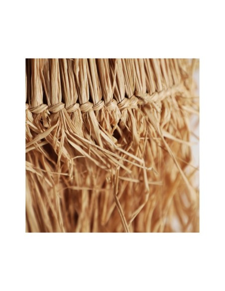 Lámpara de Techo KASSES, Fibra Natural / Marrón - Kodu Home Design