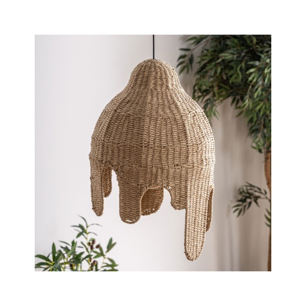 Lámpara de Techo HELLE, Fibra Natural...