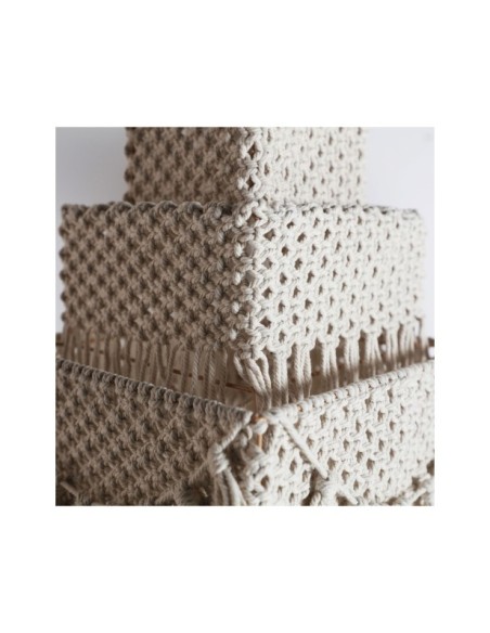 Lámpara de Techo ALAYOR, Algodón / Blanco - Kodu Home Design