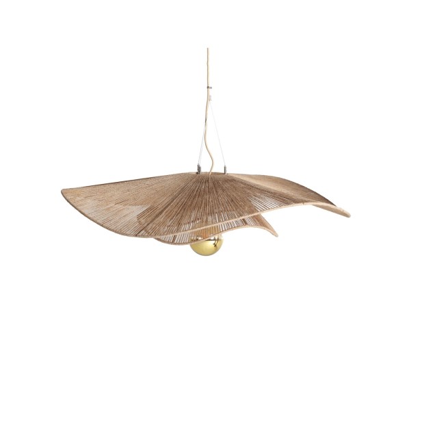 Lámpara de Techo KHED, Yute / Marrón...