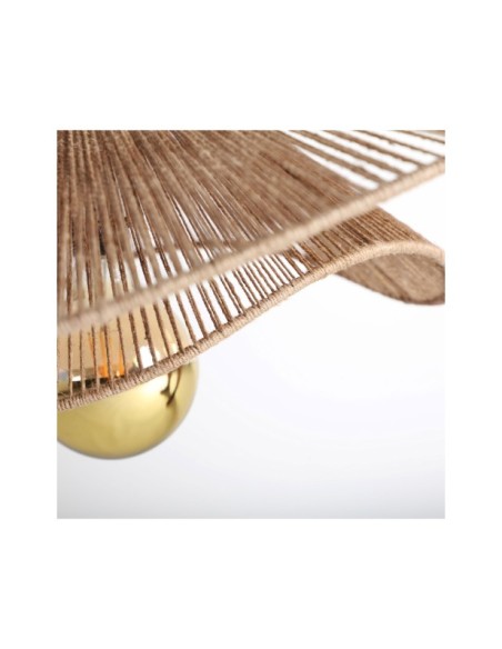 Lámpara de Techo KHED, Yute / Marrón - Kodu Home Design