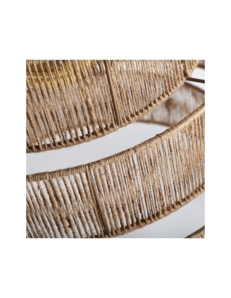 Lámpara de Techo KHED, Yute / Marrón - Kodu Home Design