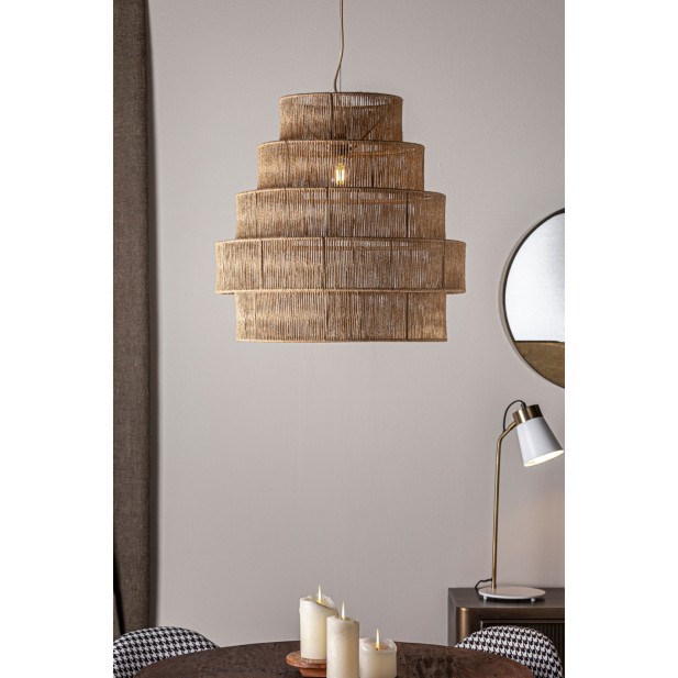 Lámpara de Techo KHED, Yute / Marrón...