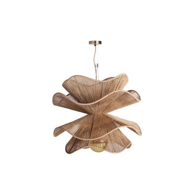 Lámpara de Techo KHED, Yute / Marrón...