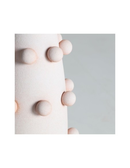 Lámpara de Mesa JUDITH, Cerámica / Gris, Plata, Rosa Palo - Kodu Home Design