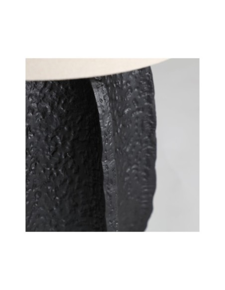 Lámpara de Mesa PAMELA, Cerámica / Negro, Beige - Kodu Home Design