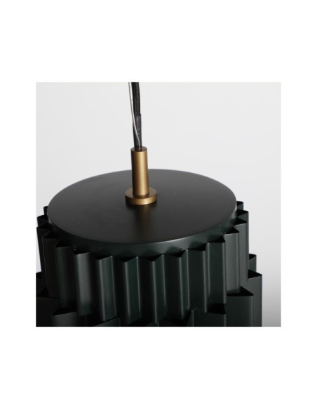 Lámpara de Techo BRUNICO, Hierro / Verde - Kodu Home Design