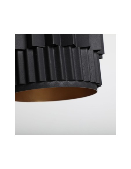 Lámpara de Techo BRUNICO, Hierro / Negro - Kodu Home Design
