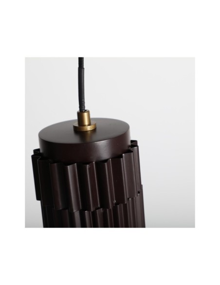 Lámpara de Techo BRUNICO, Hierro / Burdeos - Kodu Home Design